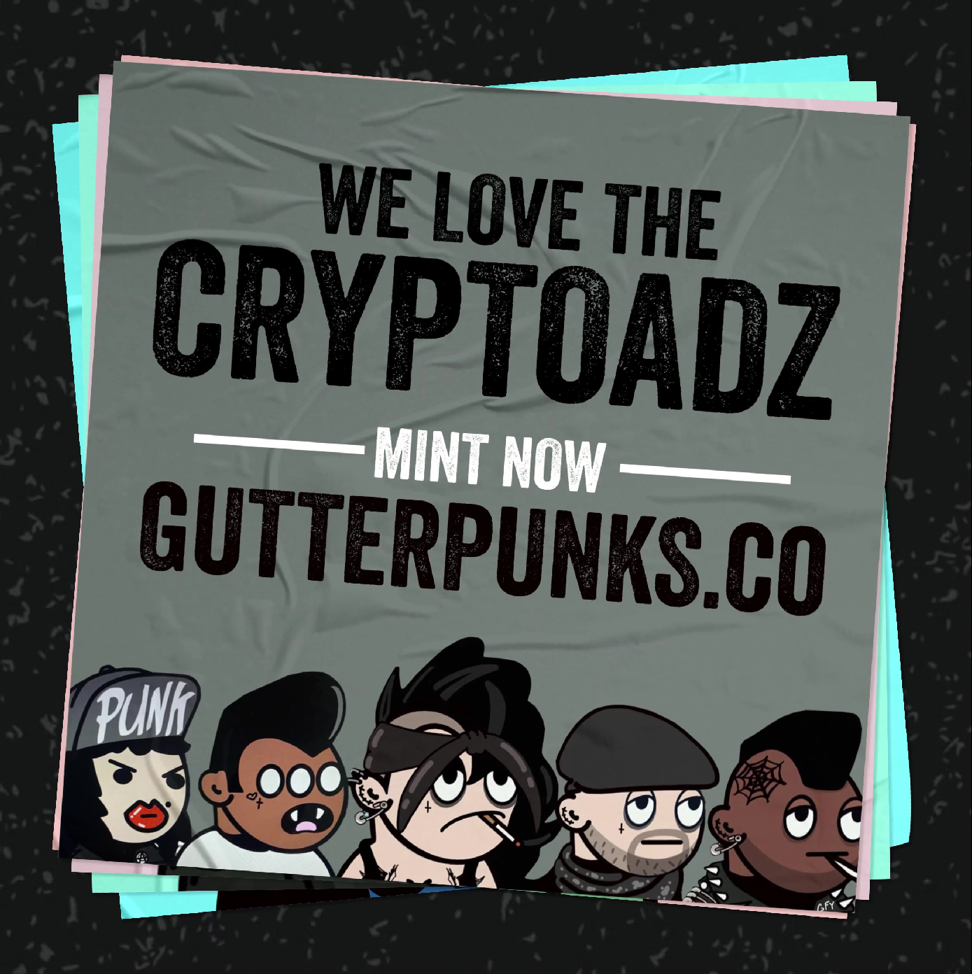 Nft Gutter Punks Flyer - CrypToadz